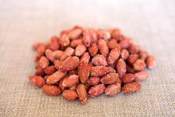 Peanuts roasted with salt